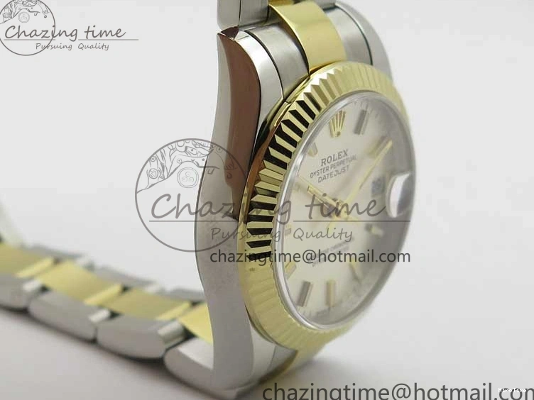 MiroTime 0506 Datejust 31mm 278273 SS YG BP Maker Best Edition Silver Sticks Markers Dial on SS YG Oyster Bracelet QuickDry 2712